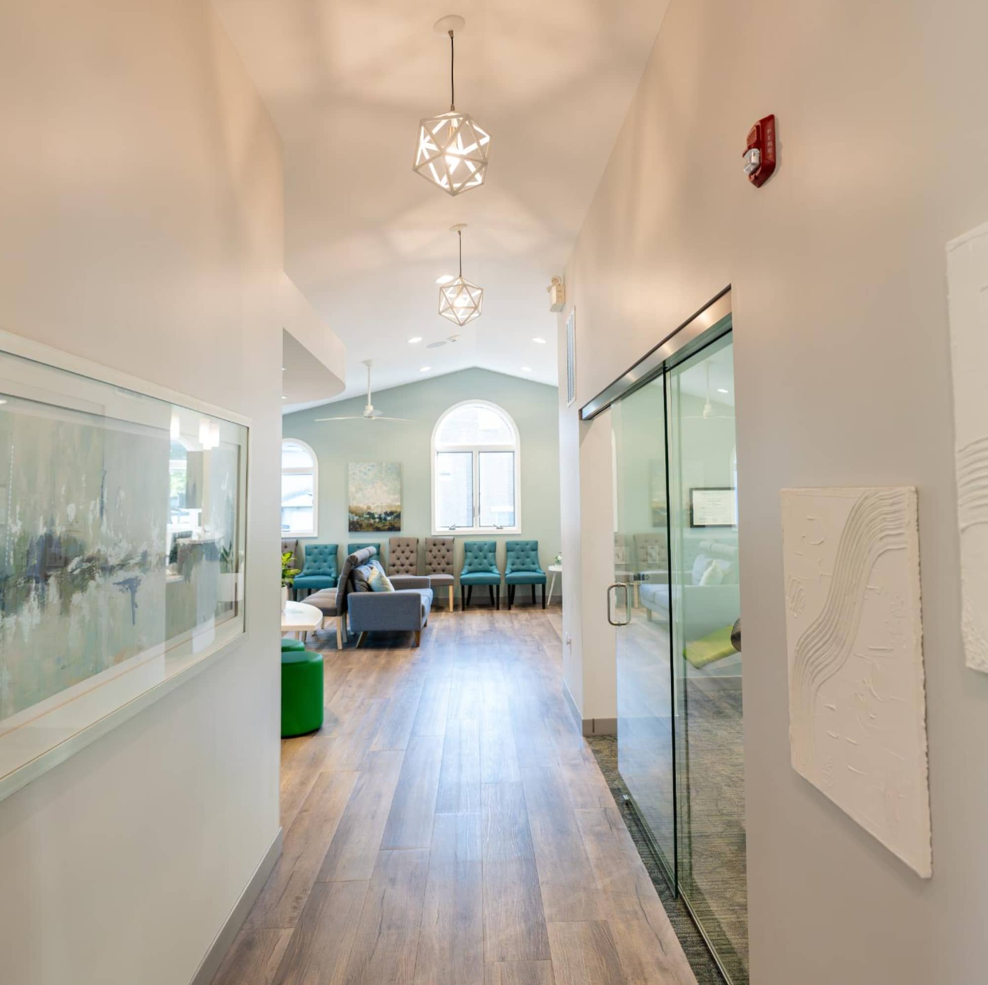 Patient smiling with braces at Rambo Orthodontics